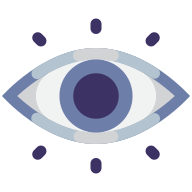 external Vision-office-goofy-flat-kerismaker icon