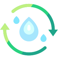external Water-Recycle-ecology-goofy-flat-kerismaker icon