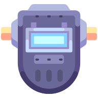 external Welding-Mask-construction-goofy-flat-kerismaker icon