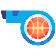 external Whistle-basketball-goofy-flat-kerismaker icon