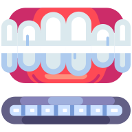 external White-scale-dental-care-goofy-flat-kerismaker icon