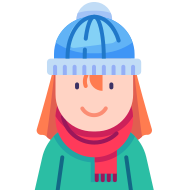 external Winter-Girl-winter-goofy-flat-kerismaker icon
