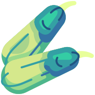 external Zucchini-vegetable-goofy-flat-kerismaker icon