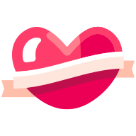 external ribbon-love-goofy-flat-kerismaker icon
