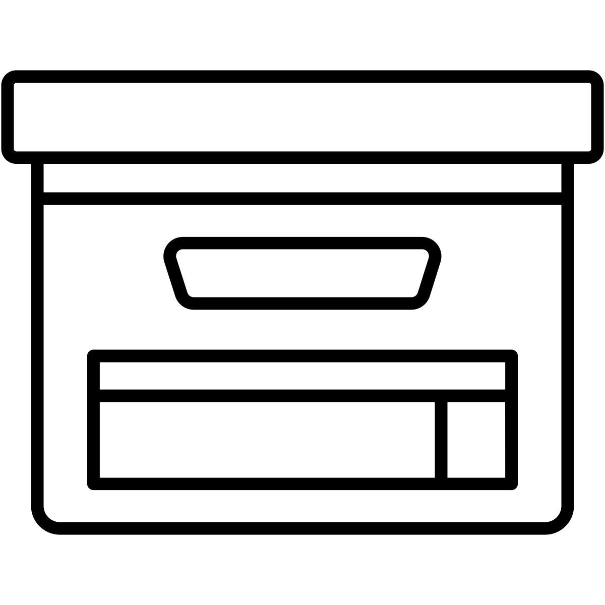 armazenamento de caixa icon