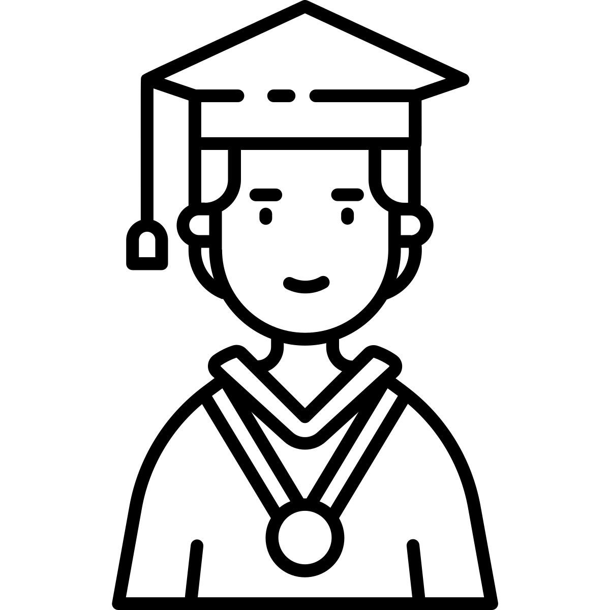 boy graduate icon