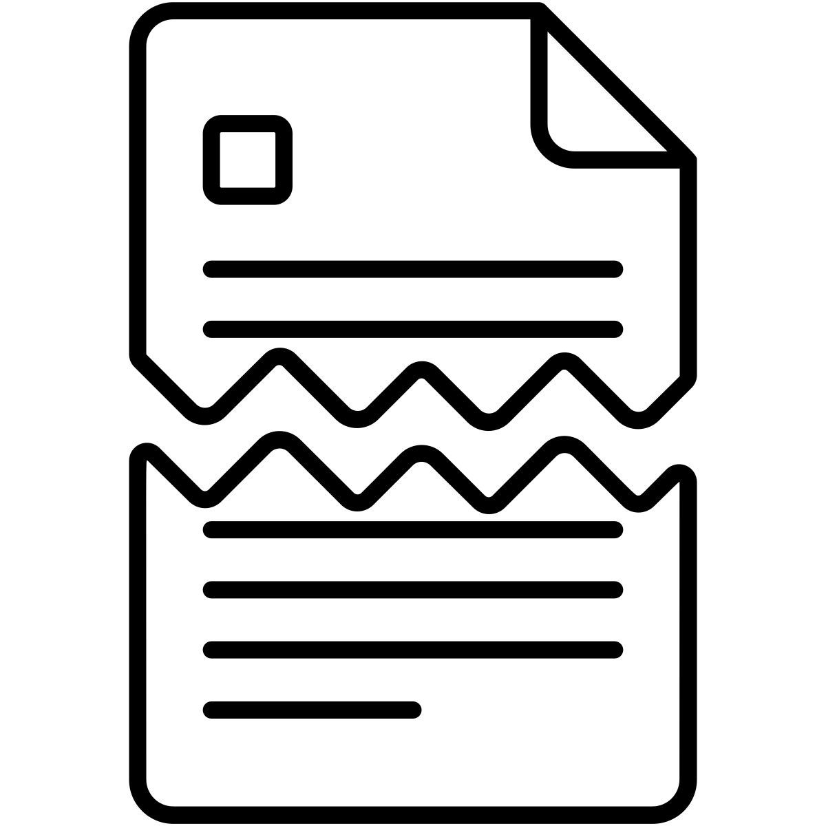 broken file icon
