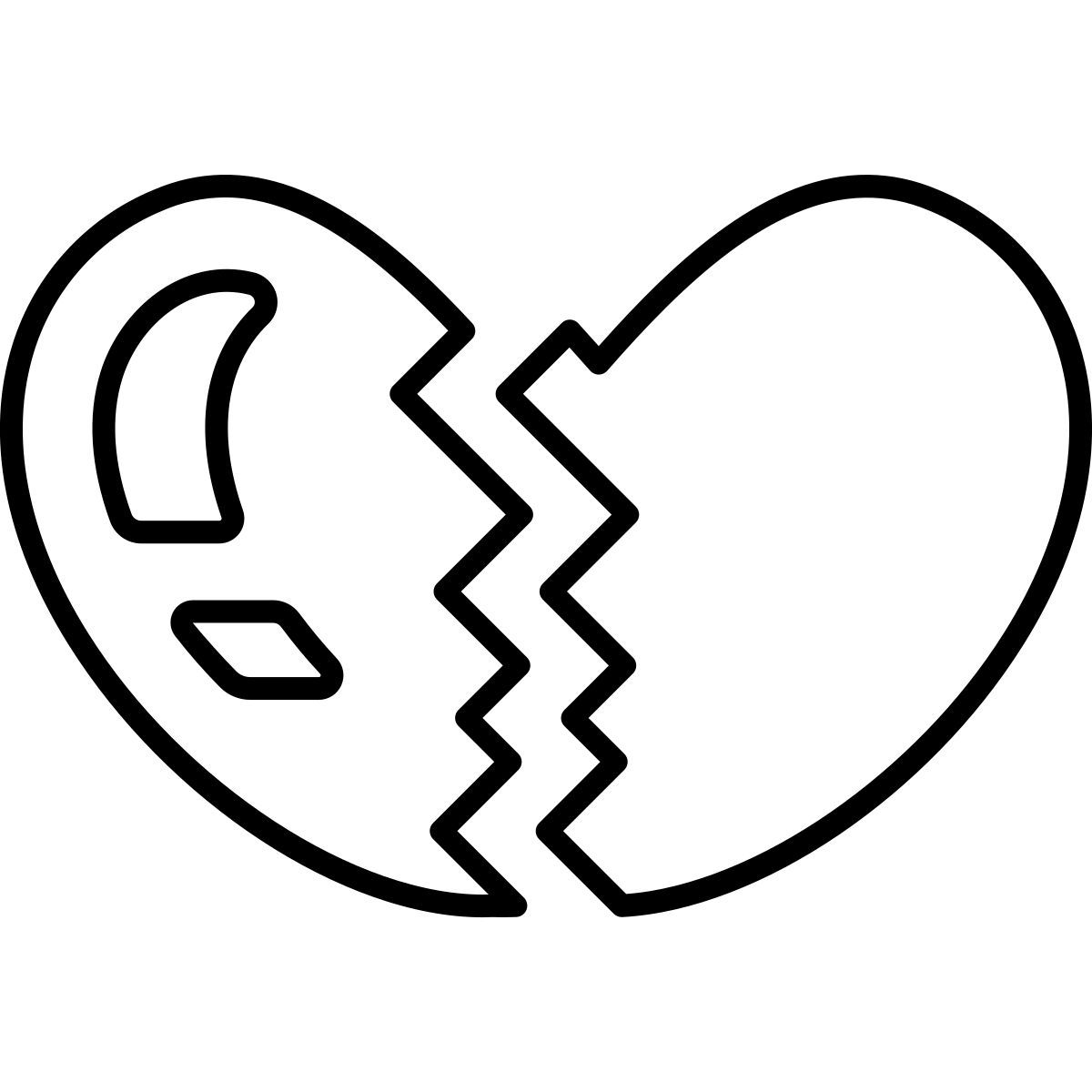 broken heart icon