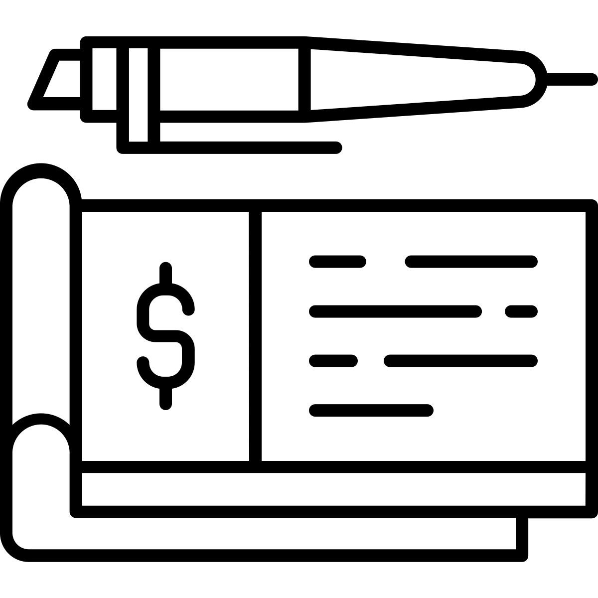 cheque icon