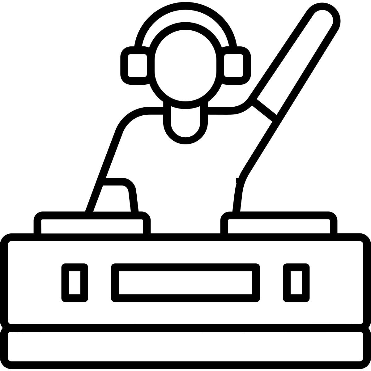 외부 디스크 자키 생일 파티 구피 라인 케리스메이커 icon