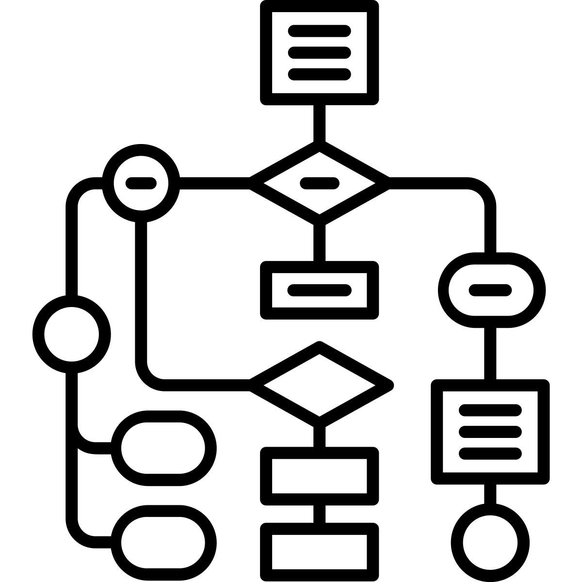 flow chart icon