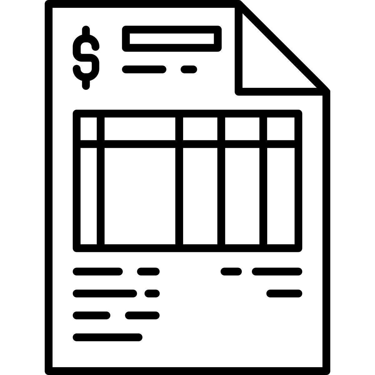 invoice icon