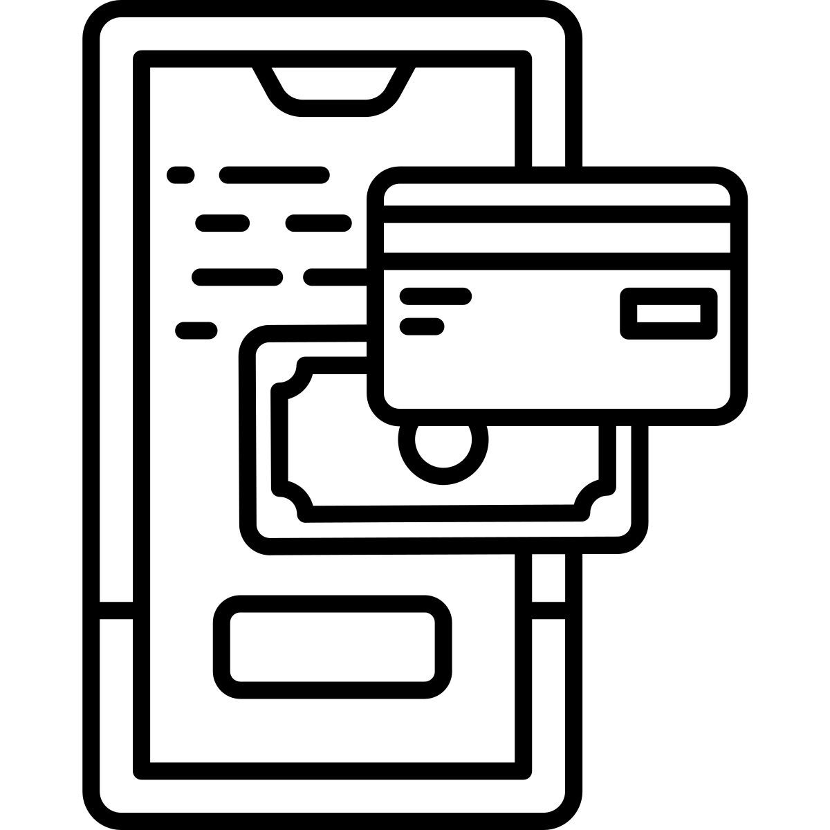 mobile finance icon