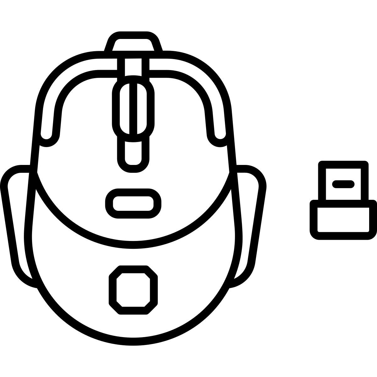 ratón inalámbrico icon