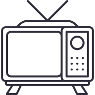external TV-home-appliance-goofy-line-kerismaker icon