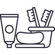 external Toiletris-groceries-goofy-line-kerismaker icon