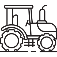 external Tractor-farming-goofy-line-kerismaker icon