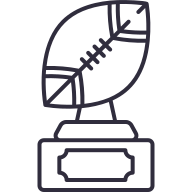 external Trophy-american-football-goofy-line-kerismaker icon