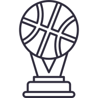 external Trophy-basketball-goofy-line-kerismaker icon