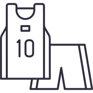 external Uniform-basketball-goofy-line-kerismaker icon
