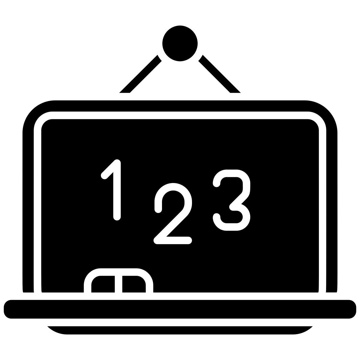 123 in board icon