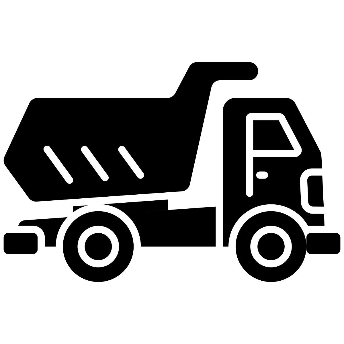 autocarro con cassone ribaltabile icon