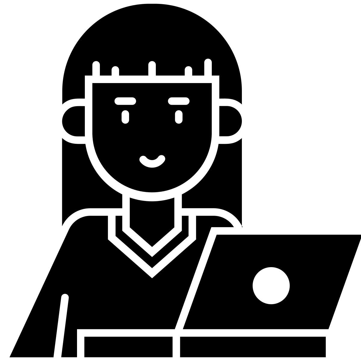 freelance female icon