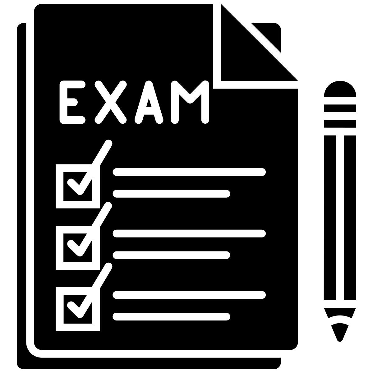 test exam check icon