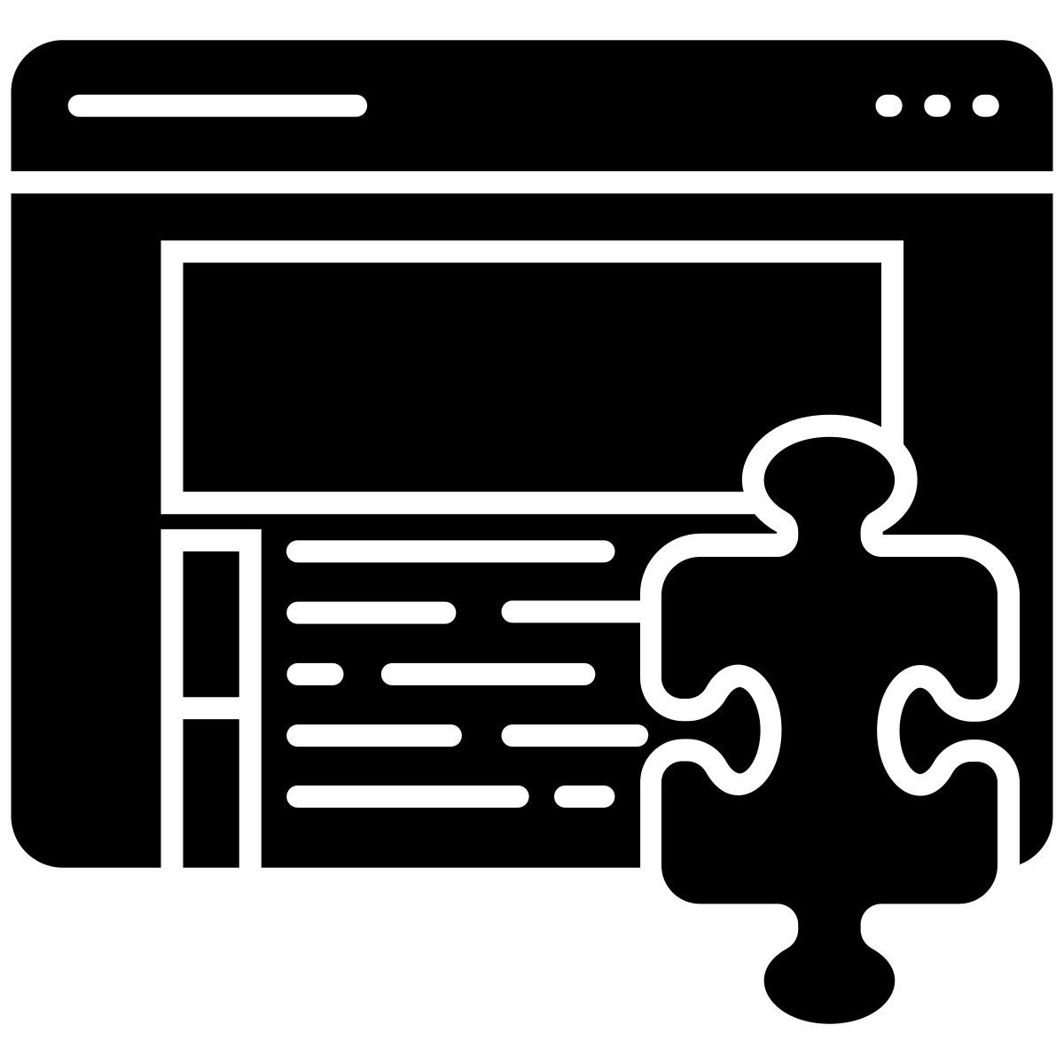 website plug in icon