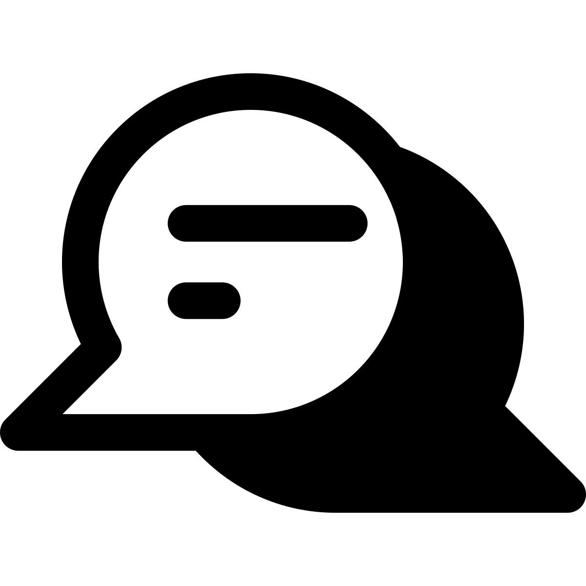 bubble chat icon