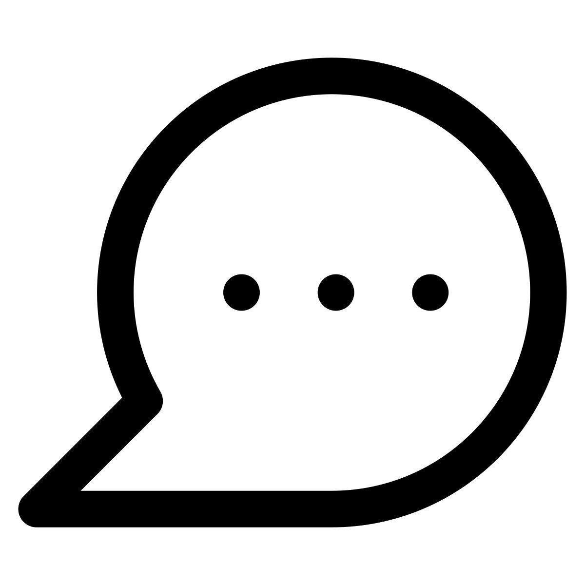 bubble chat icon