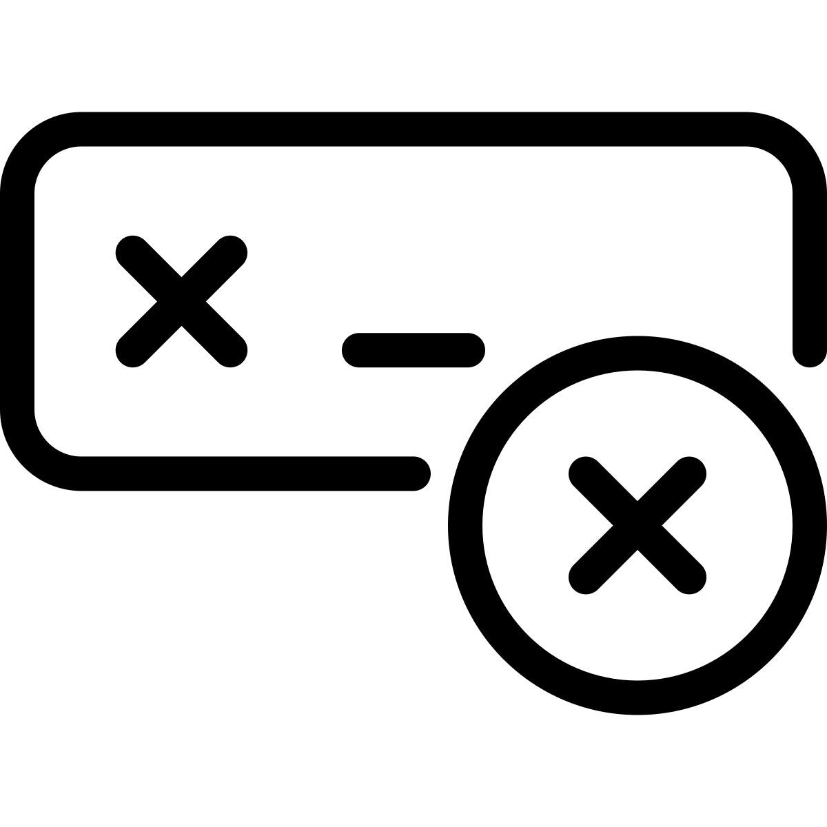 failure icon
