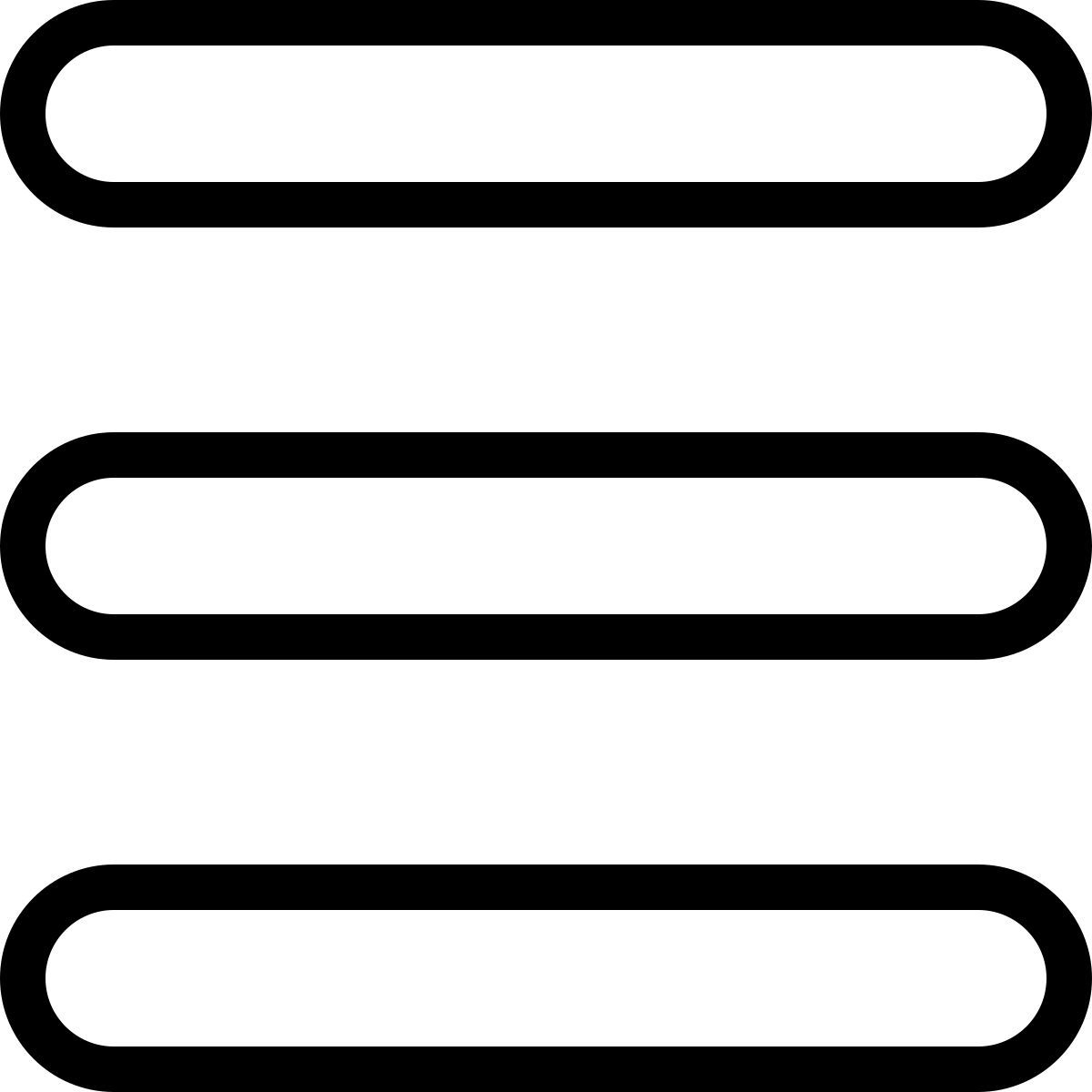 hamburger menu icon
