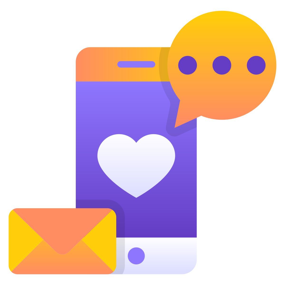 mobile messaging icon
