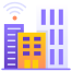 external buildings-digitalization-and-industry-gradient-design-circle icon
