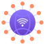 external hotel-internet-of-things-gradient-design-circle icon