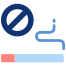 external no-smoking-hotel-and-services-gradient-design-circle icon