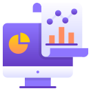 external analysis-digitalization-and-industry-gradient-design-circle icon