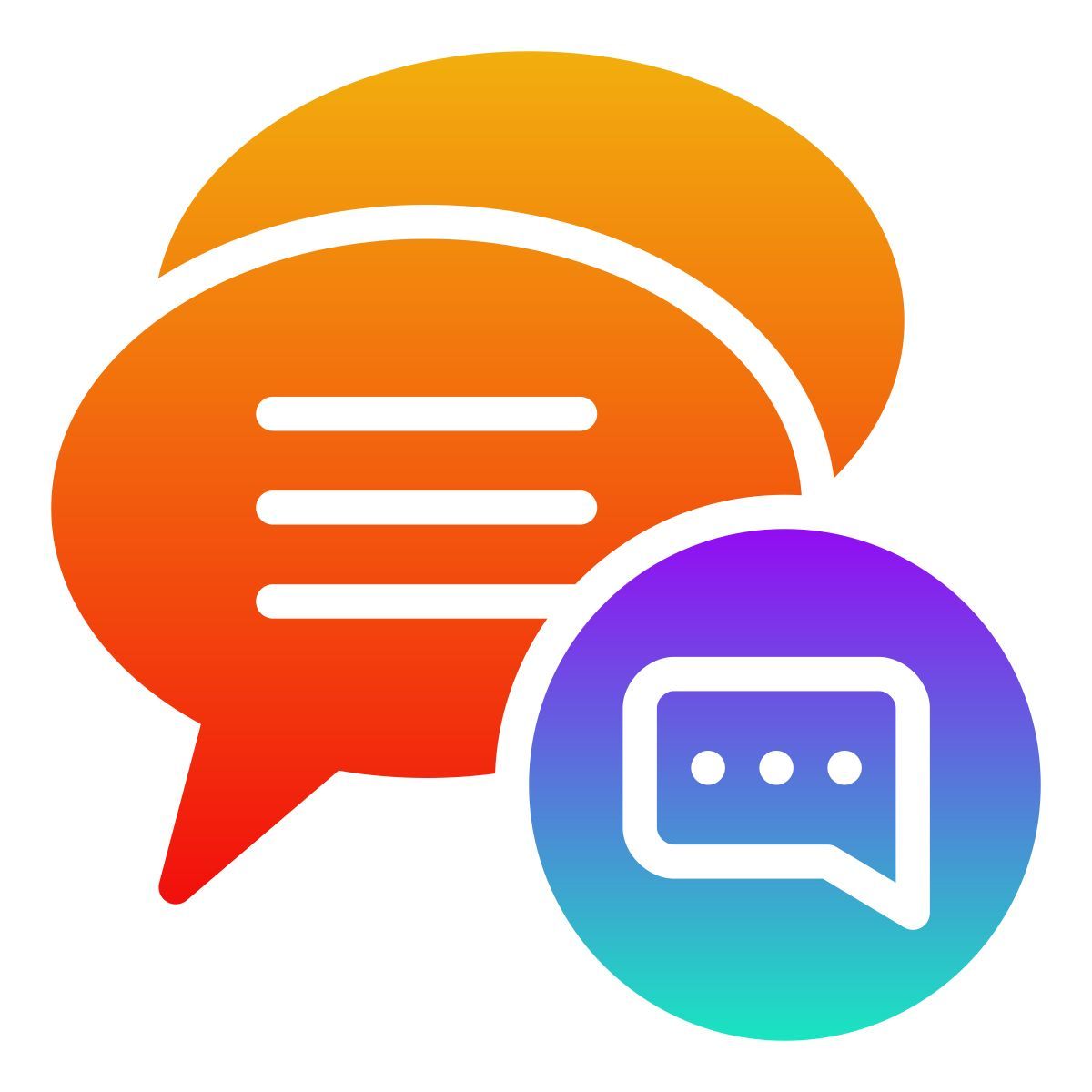 chat bubble icon