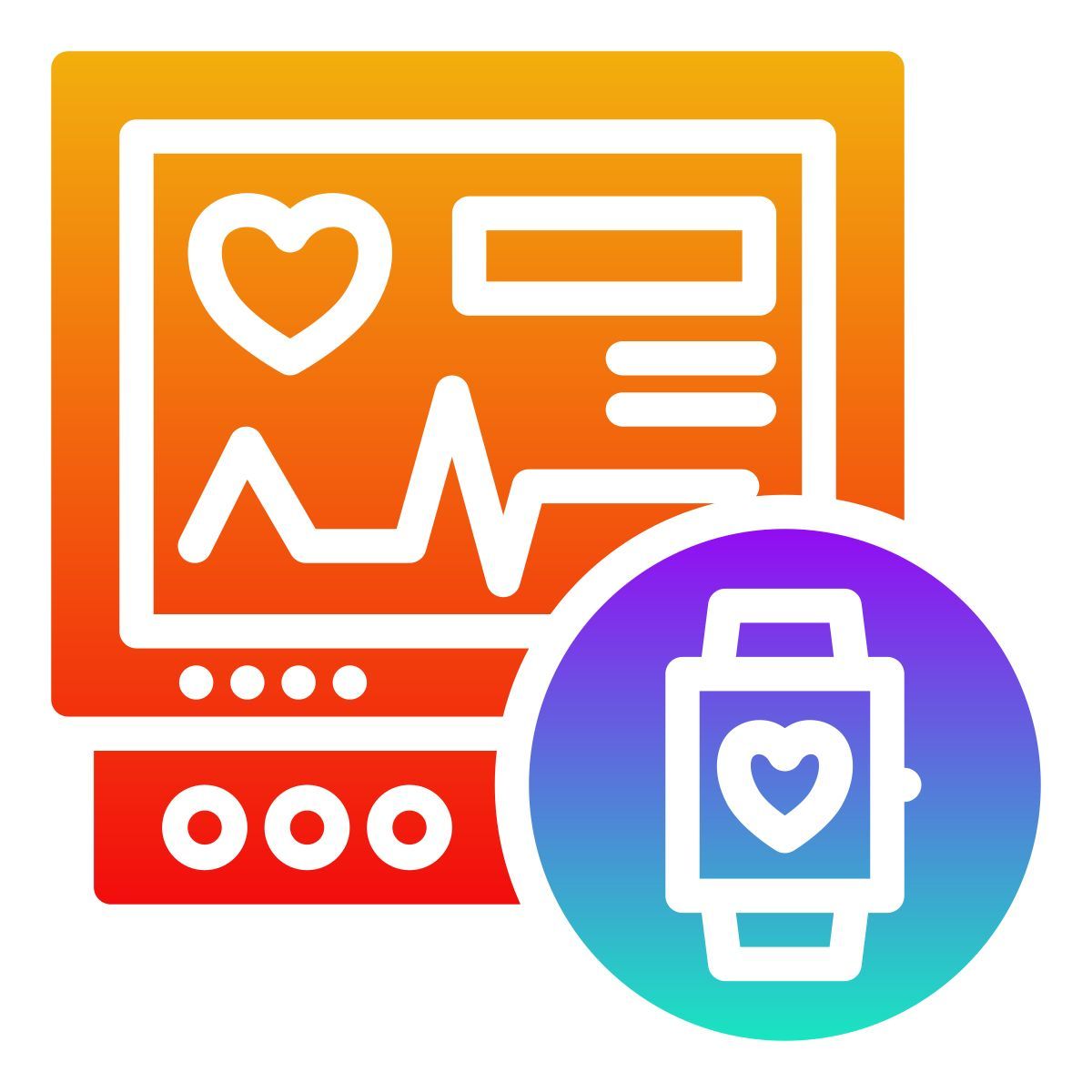 health monitoring icon