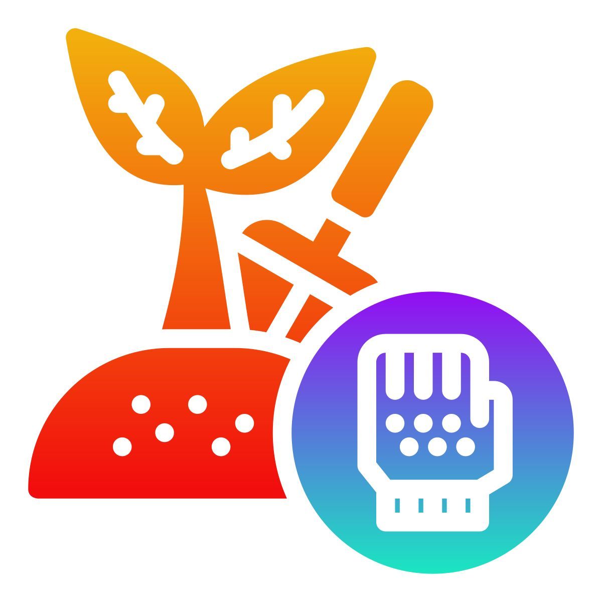 external planting nature gradient fill febrian hidayat icon