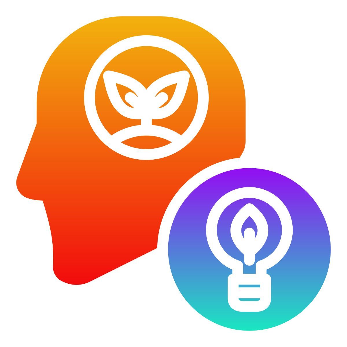 external think ecology nature gradient fill febrian hidayat icon