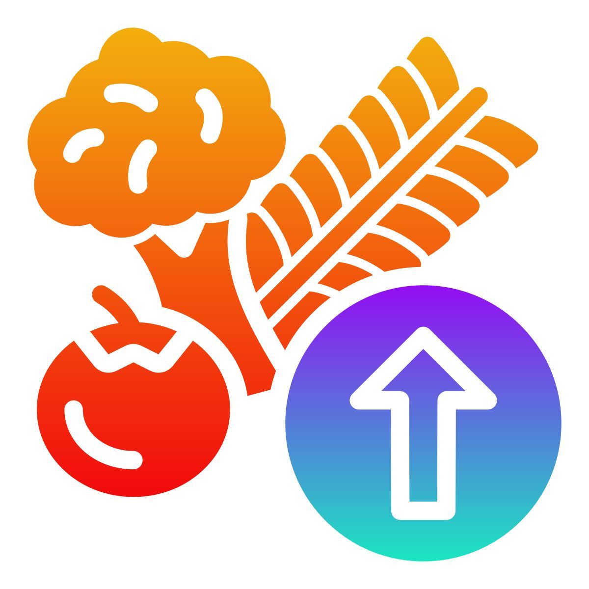 external high fiber health and lifestyle gradient fill febrian hidayat icon