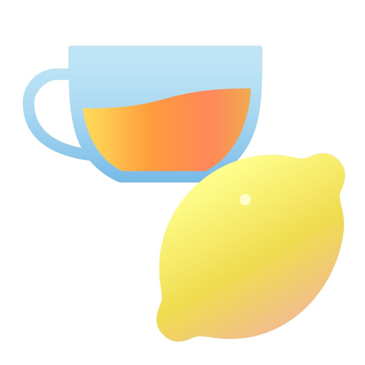lemon tea icon