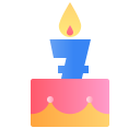 external Cake-cakes-gradient-fill-lafs-15 icon