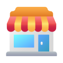 external Store-online-shopping-gradient-flat-deni-mao icon