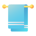 external Towel-travel-and-vacation-gradient-flat-deni-mao icon