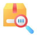 external Tracking-package-online-shopping-gradient-flat-deni-mao icon