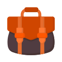 external briefcase-school-and-education-gradient-flat-deni-mao icon