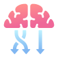 external brainthinking-knowledge-gradient-gradient-icons-maxicons icon